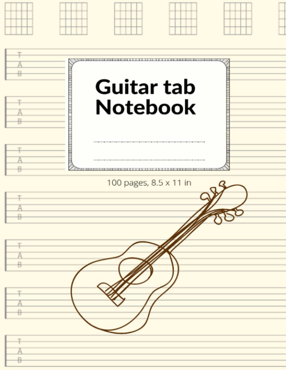 Blank Guitar tab sheets: tablature