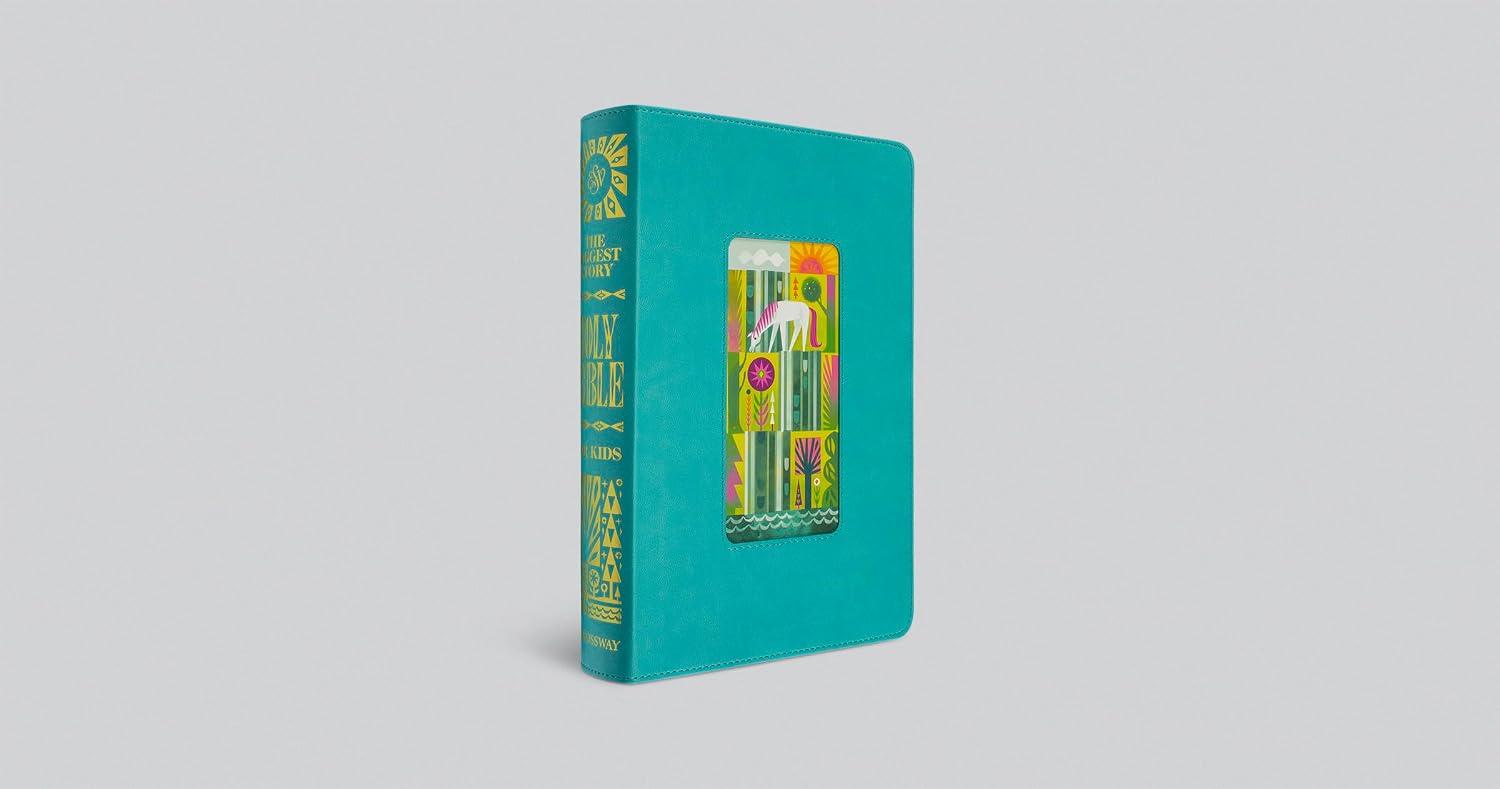 ESV The Biggest Story Holy Bible for Kids (TruTone, Teal, Waterfall Design): Children's Bible for Ages 6–12