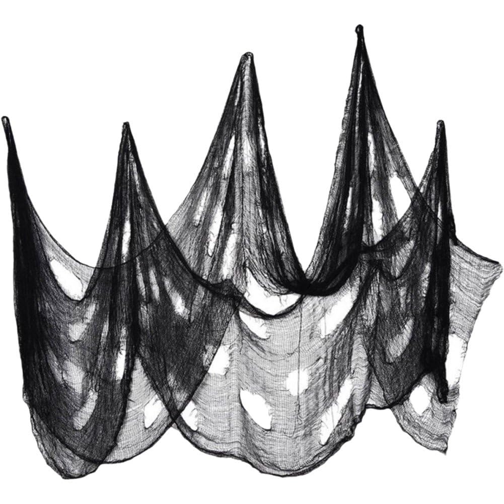 Tissus effrayants d'Halloween lot de 10 gazes de 76x183 cm pour tapisserie et déco de fête