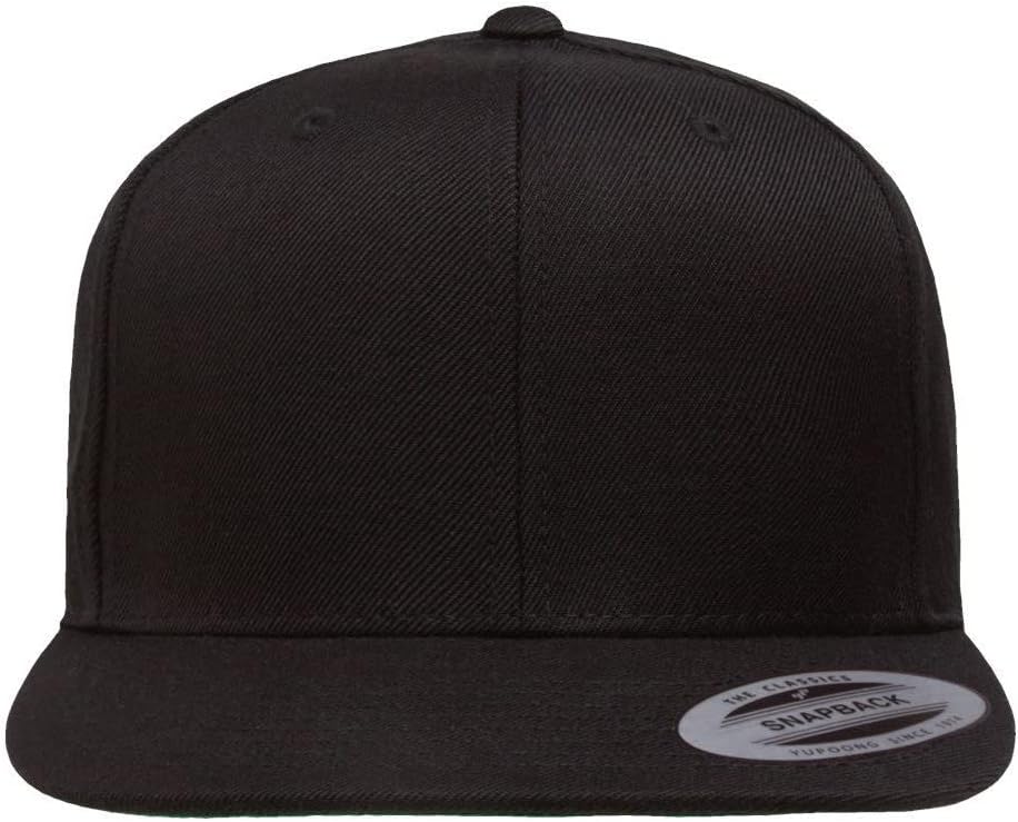 Original Yupoong ProStyle Wool Blend Snapback Snap Back Blank Hat