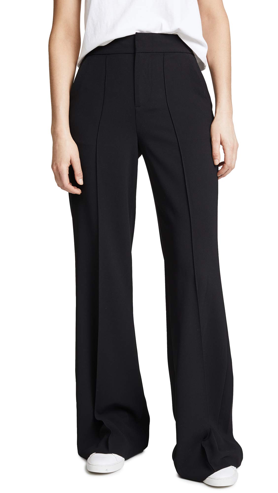 alice olivia Womens Dylan High Waisted Leg Pants