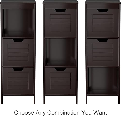 Miniatura 9 de Gabinete de piso de baño, Espresso