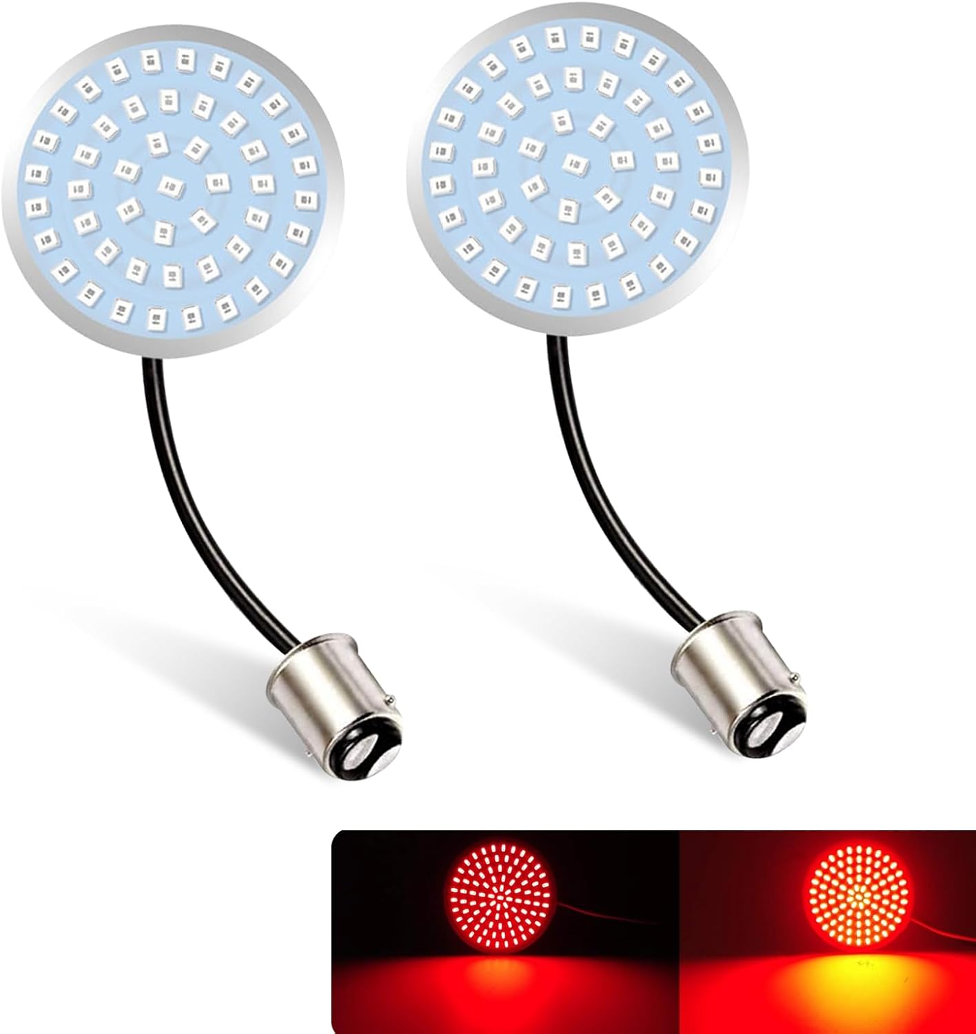 cueclue 2 PCS Motorcycle LED Signal Light, Turn Signals