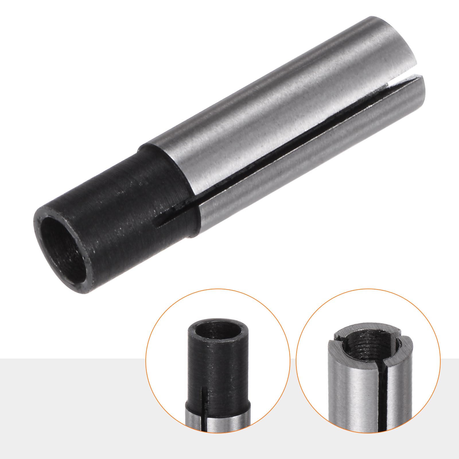 QUARKZMAN 2pz Collettore Mandrino Driver Adattatore 6mm a 4mm CNC Punta per Incisione Router Convertitore per CNC Macchina Utensile