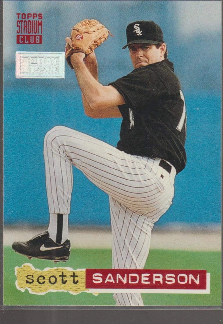 1994 Topps Stadium Club Scott Sanderson White Sox First Day Issue Baseball Card #551