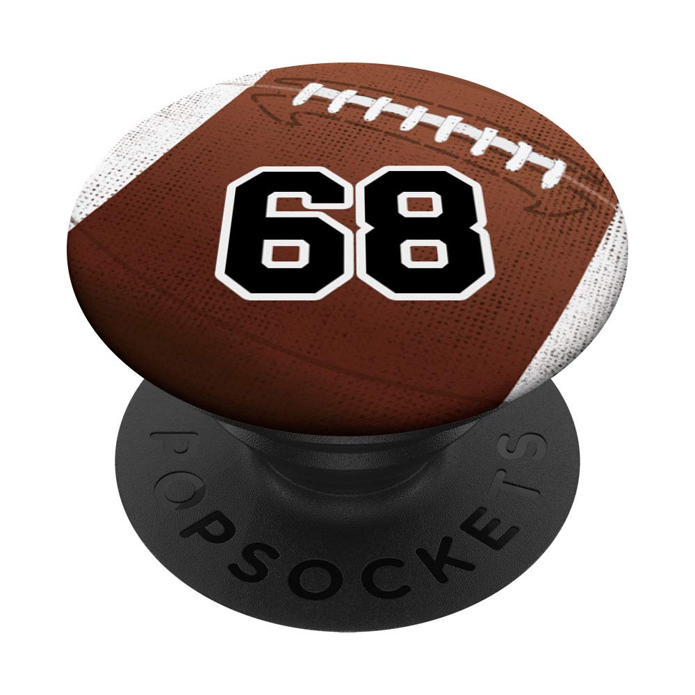 Amazon.com: Football Number 68 Football Player 68th Birthday Gift