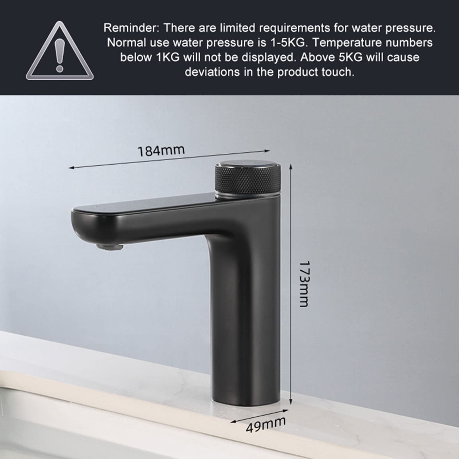 Temperature Digital Display LED Basin Faucet 2 Modes Multi-function Hot Cold Water Sink Mixer Wash Tap For Bathroom - 13 - View #11