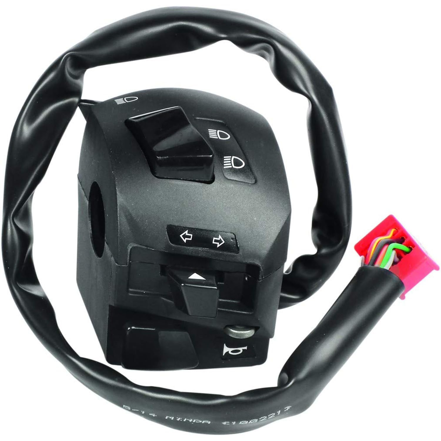 HK HANDLE BAR SWITCH- LEFT SIDE - SELF START For-BAJAJ-PULSAR 135/150/180 / DISCOVER 125ST Black-image-22