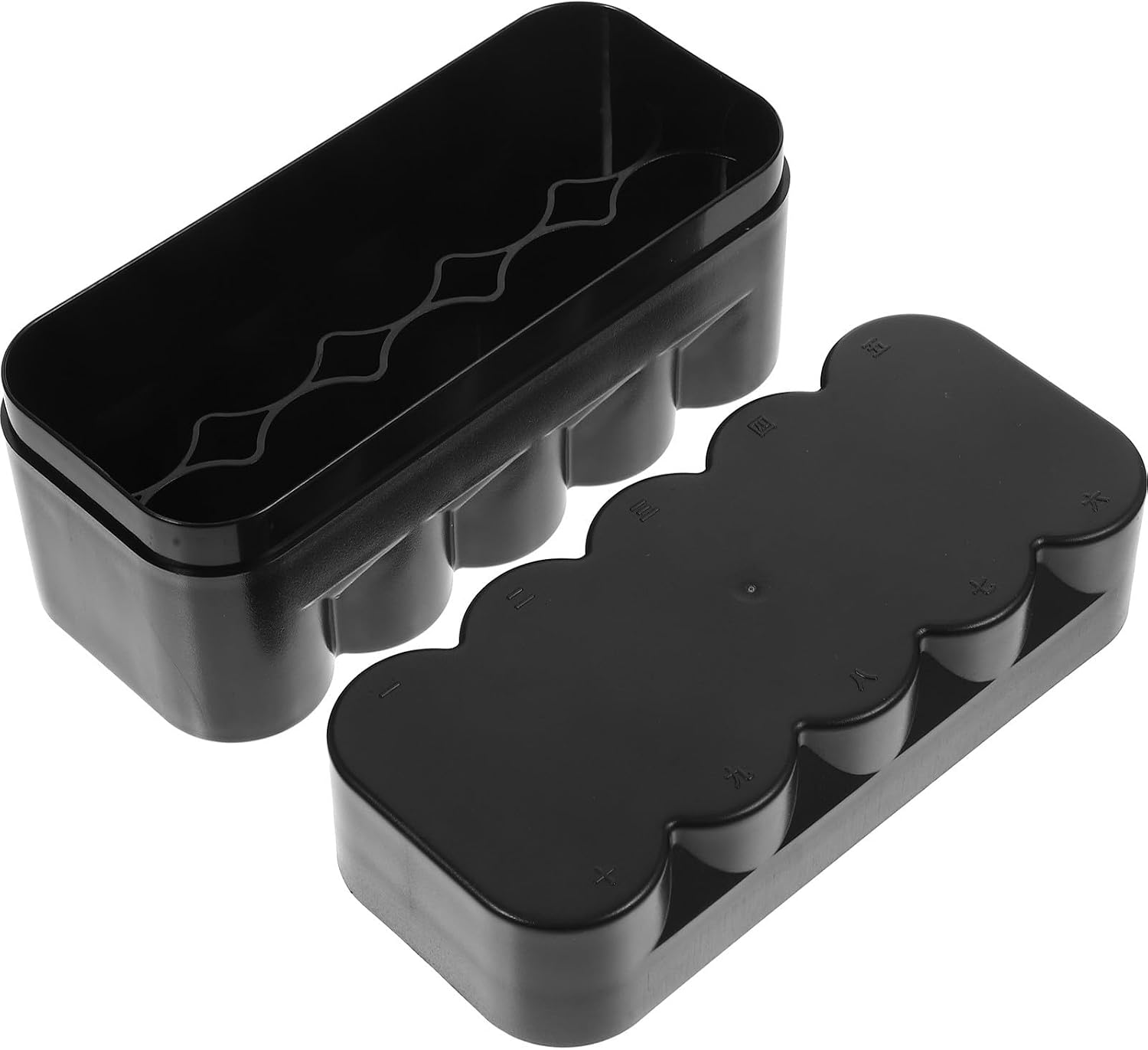 Black Film Canisters Carrying Box for 10 Rolls Plastic Storage