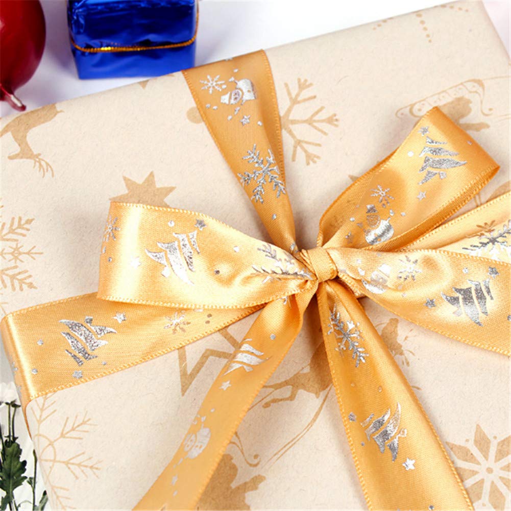 Lot De 10 Feuilles De Papier Cadeau De Noël (50 X 70 Cm