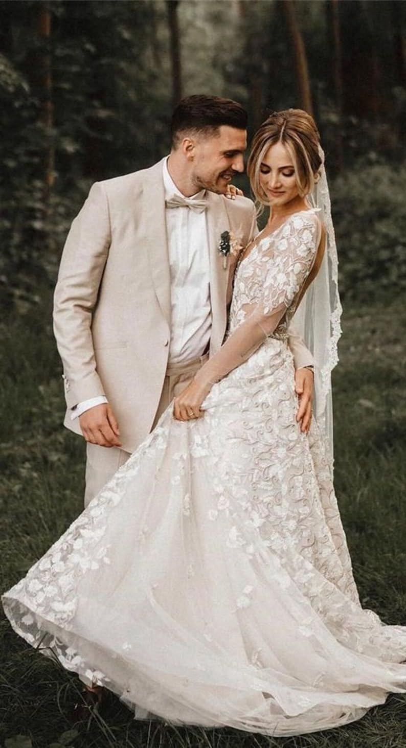 Uomo Scialle Risvolto Vestito Due Pezzi Quotidiano Giacca da Sposa Pantaloni