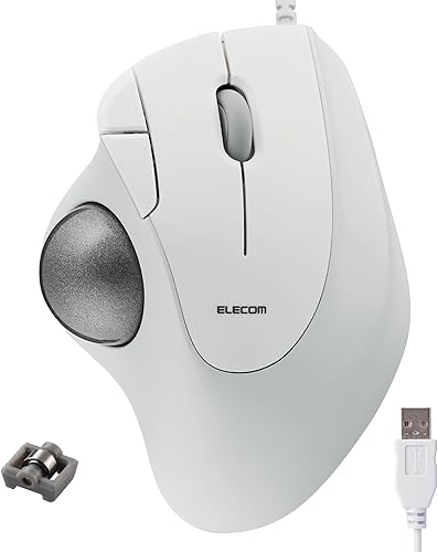Miniatura 13 de ELECOM Diseño ergonómico y cómodo Trackball IST inalámbrico de 2.4 GHz, seguimiento súper suave con rodamiento de bolas de rodillo, bola de 1.417