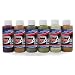 Face Painting Makeup - ProAiir Waterproof Makeup - Set of 6 Ghoulish Zombie Colors - 2.1 oz (60ml)