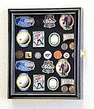 XS Golf Marker Magnet Divot Tool Display Case Cabinet Holder 98% UV – Lockable, Black