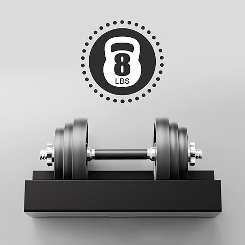 Miniatura 4 de Paquete de 4 estantes magnéticos para especias para nevera, metal negro