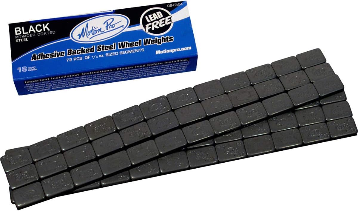 08-0455 Black Steel Wheel Weight