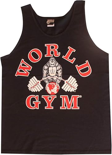 World Gym W321 Tank Top Atletic-Cut Classic Logo