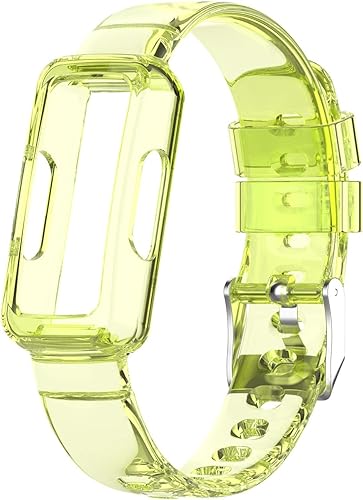 Miniatura 5 de Chofit Funda protectora con correas compatibles con Fitbit LuxeInspire 2InspireInspire hrAce 2Ace 3, bonita correa de reloj suave para hombres y