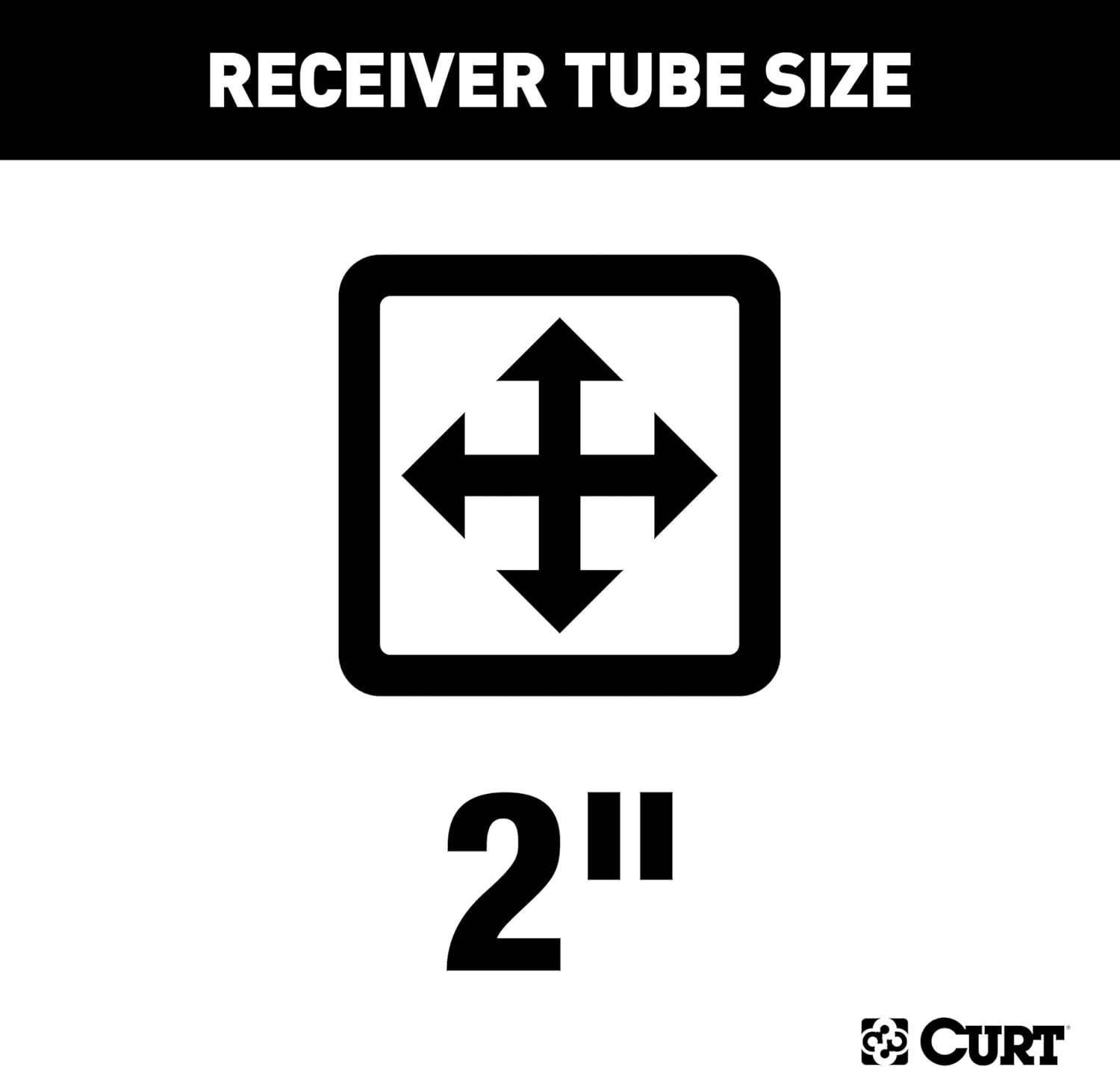 CURT 13634 Class 3 Trailer Hitch, 2-Inch Receiver, Compatible with Select Crosstrek Wilderness