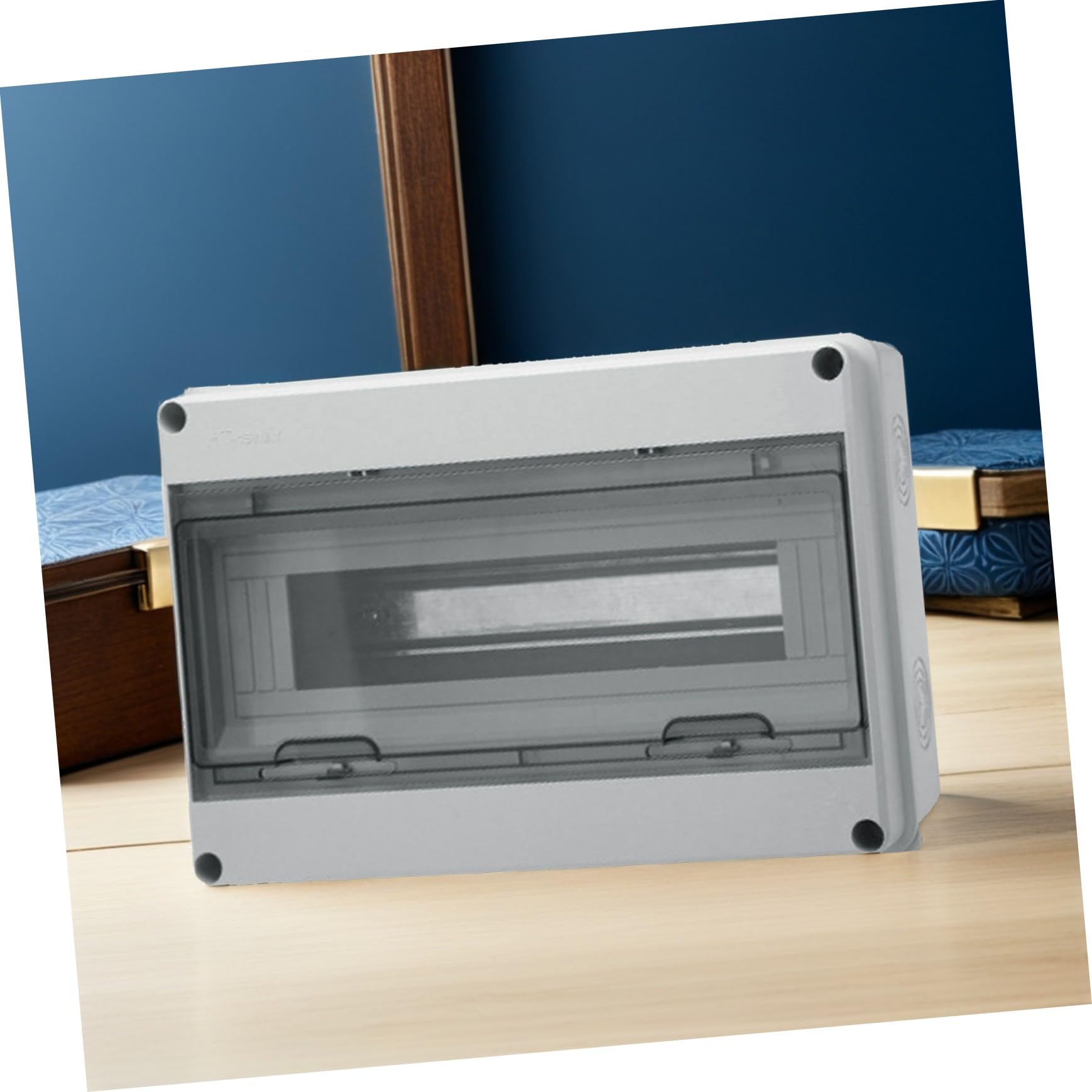 DOITOOL Scatola Elettrica Piccola in Plastica Resistente Ip65 15 Circuiti, Scatola di Distribuzione Interruttori Esterna per Uso Industriale e Domestico