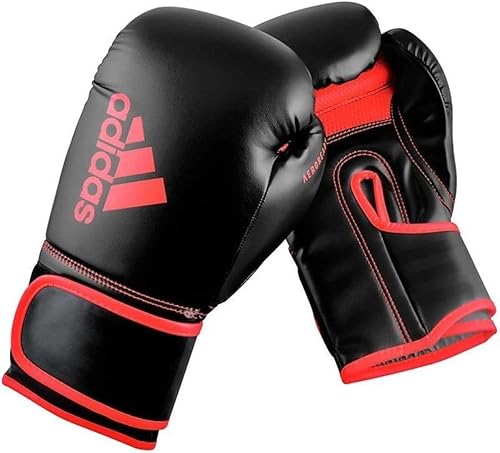 Guantes de Boxeo Adidas Hybrid 80 - Guantes de boxeo para adultos para hombres y mujeres, guantes de bolsa pesada, guantes de kickboxing para