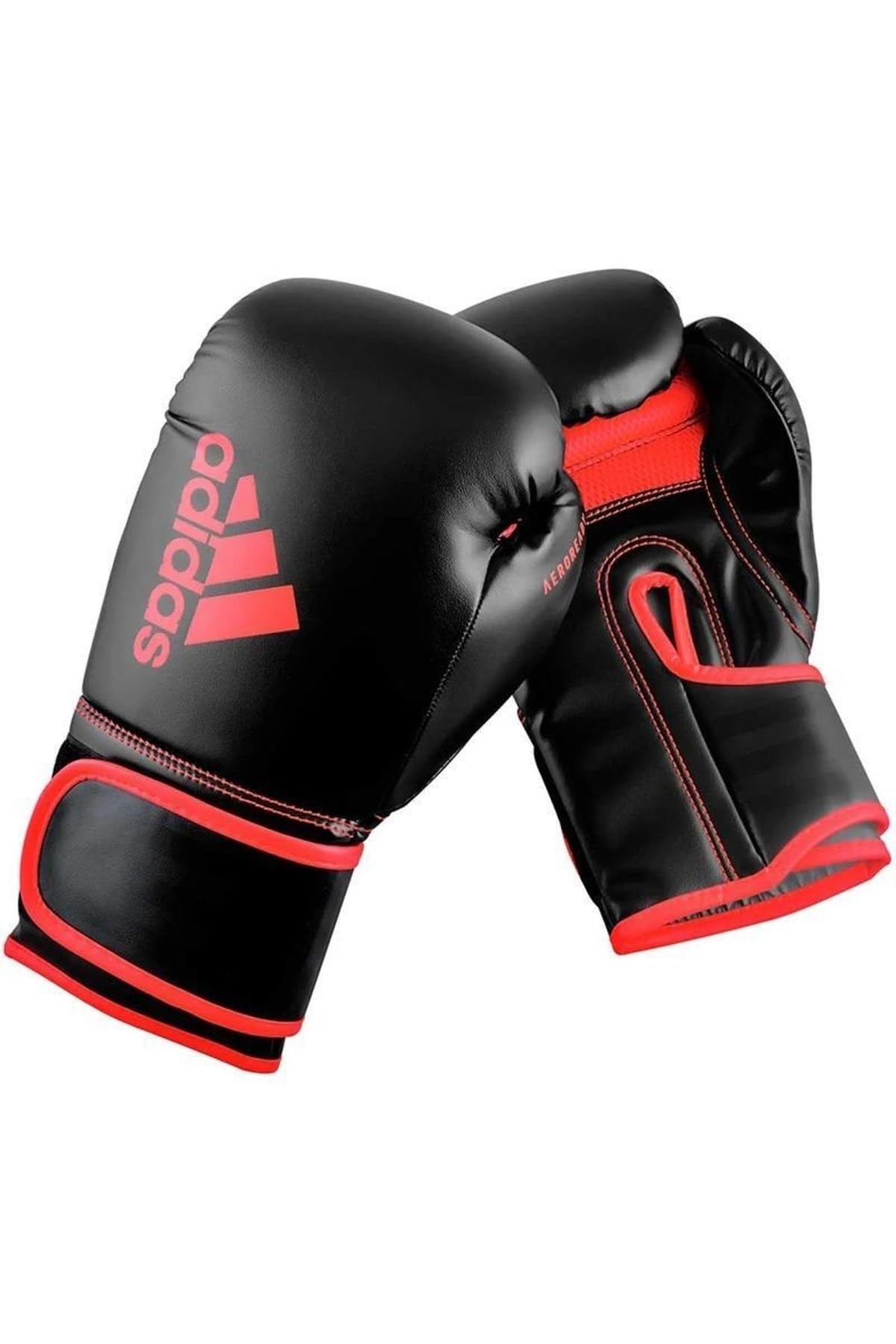 adidas Unisex - Adult Hybrid 80 Boxing Gloves, Black/Red, 10 oz EU