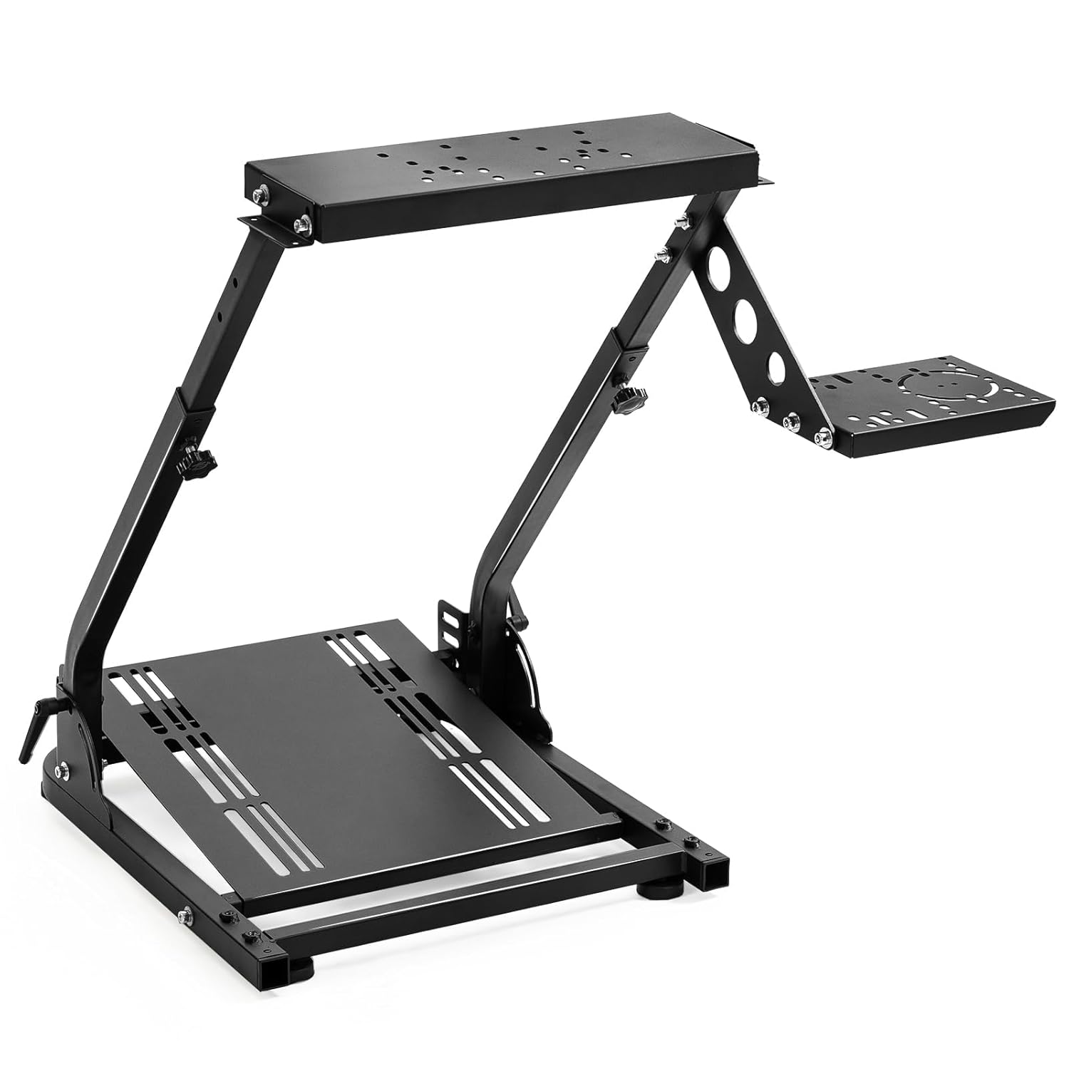 Marada G29 Racing Wheel Stand Height Adjustable Foldable Made of Carbon Steel, Can Install Both Shifter and Handbrake,Racing wheel, Support for Logitech G25 G27 G920,Thrustmaster T300RS