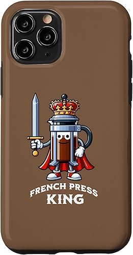 Miniatura 26 de iPhone 16 Plus The French Press King Funny Coffee Maker Lover Case