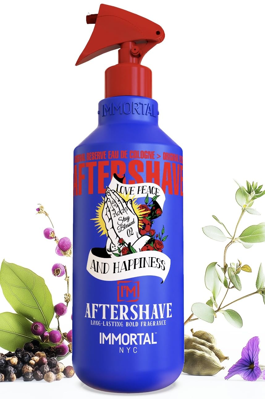 Amazon.com : Immortal NYC Stay Blessed 02, After Shave Spray Body