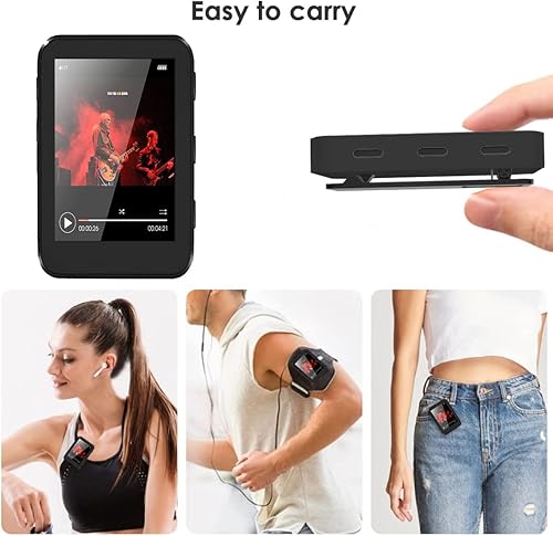 Miniatura 5 de Reproductor de MP3, Hotechs HiFi 16GB reproductor de música con Bluetooth 5.0, con grabadora de vozvideovisor de fotoslibro electrónicoradio FM