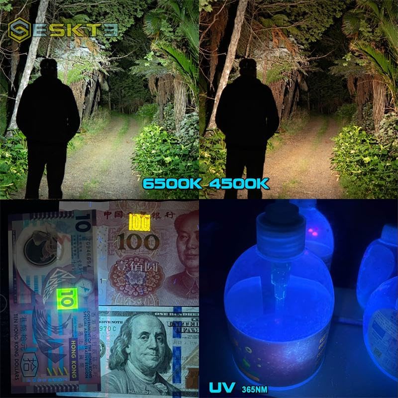 Lepro LP3000 Rechargeable LED Flashlights 90000 Lumens Super Bright Zoomable Waterproof Flashlight With 3 Modes Powerful For Camping Hiking Amazon Torches