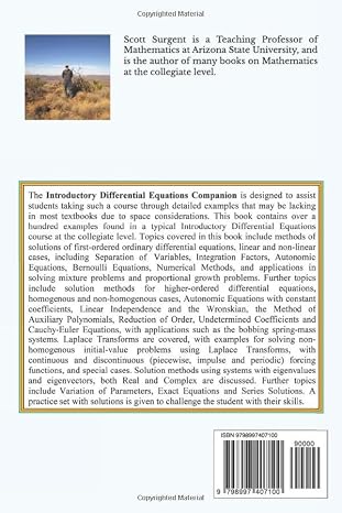 The Introductory Differential Equations Companion