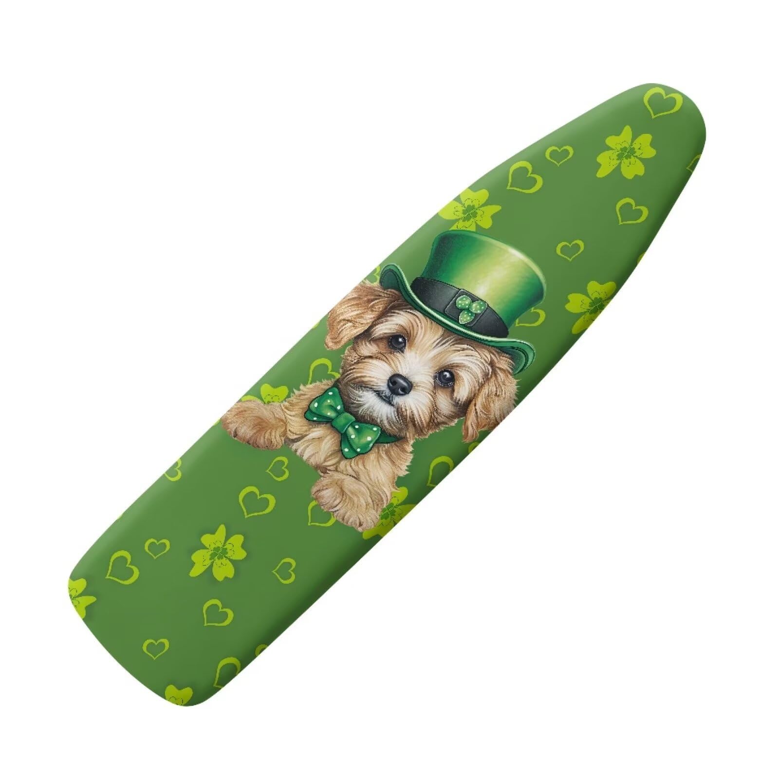Belidome St.Patrick's Day Dog Table Top Ironing Board Covers Large Ironing Board Cover with Super Tight
