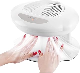 Makartt Nail Dryer, 400W Air Nail Fan Dryer with Automatic Sensor Nail Polish Dryer for Regular Polish Nail Blow Dryer Warm and Cool Wind Nail Dryer Fan for Manicure Pedicure Salon Home Use