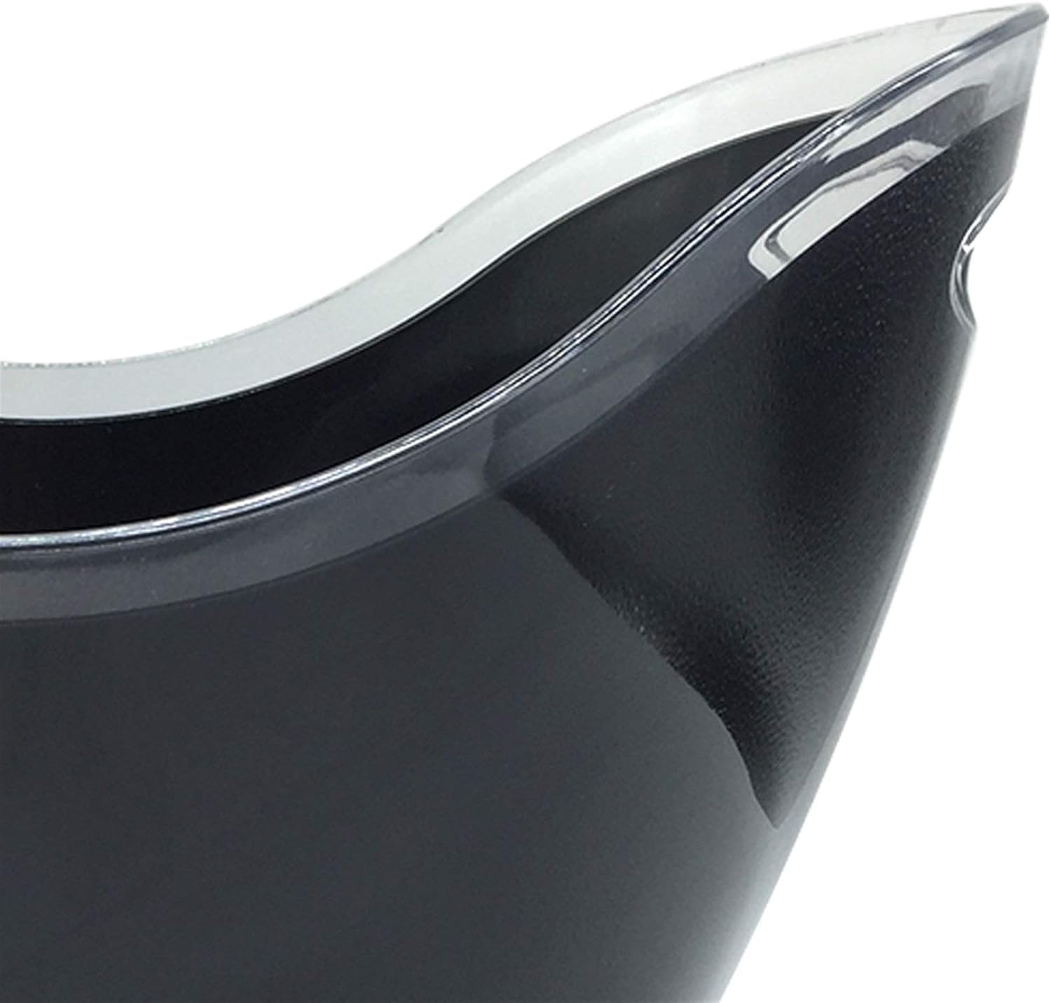 Party Accessory Container Black Bottle Chiller Beverage with Handles 8L Beer Wine Champagne Walled Bar Cooler Ice Bucket
