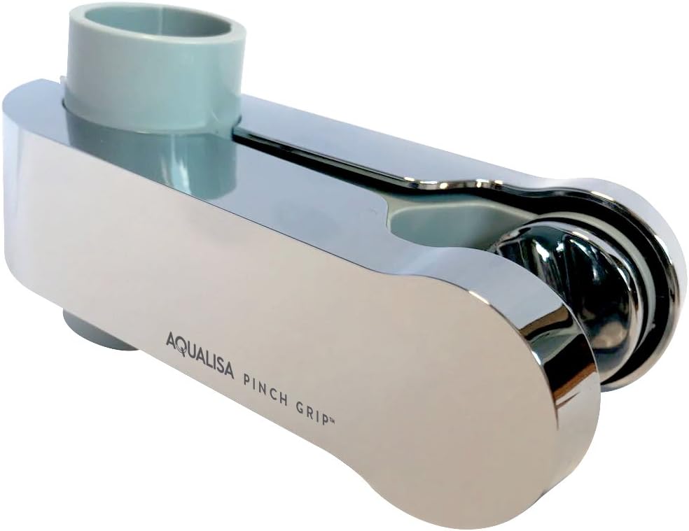 Aqualisavarispray handset holder in chrome by Aqualisa