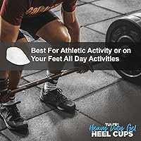 Vista 8 de Tuli de Heavy Duty Gel talón tazas, 10218BT, Transparente, 1, 1