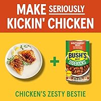 Vista 4 de Bush's Best Frijoles Horneados, Sidekicks Paquete Variado, Frijoles Pintos Southwest Zest (15 oz), Frijoles Negros Taco Fiesta (15.1 oz)