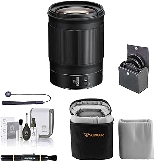 Nikon NIKKOR Z 85mm f/1.8 S Lens for Nikon Z, Bundle with 67mm Filter Kit, Soft Lens Case, Lens Cleaner, Cleaning Kit, Universal Lens Cap Tether