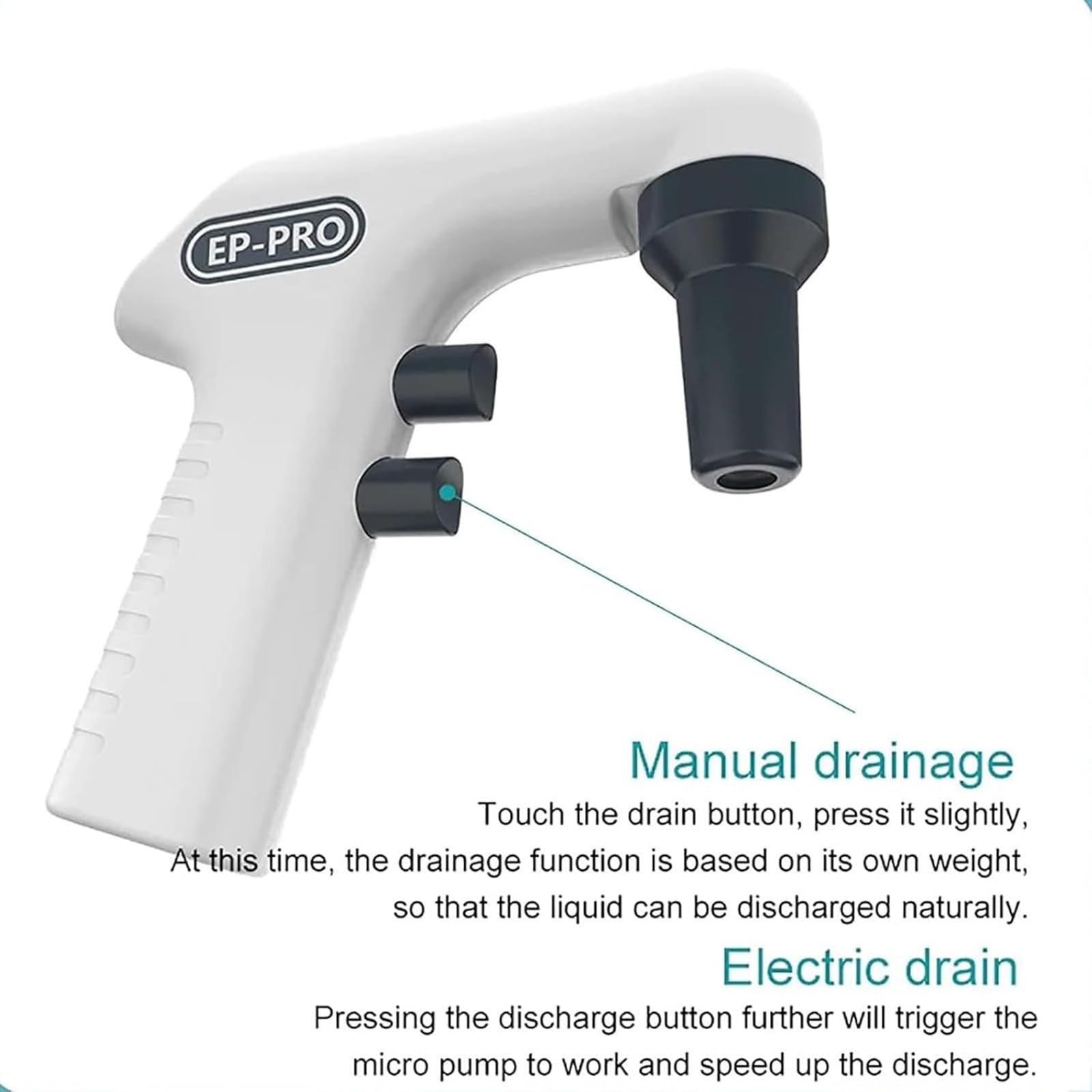 Electric Pipeta Controller, 0,1 – 100 ml de alta actualización micropipeta, portátil pipeta controladora con pantalla LCD, 2 formas de taking líquido y 6 velocidades