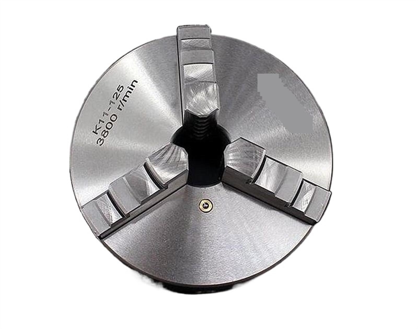 Mandrino for tornio a 3 Griffe 80mm 100mm 125mm 130mm 160mm 200mm Mandrino in Metallo autocentrante Utensile for la Lavorazione dei Metalli CNC(K11-80)
