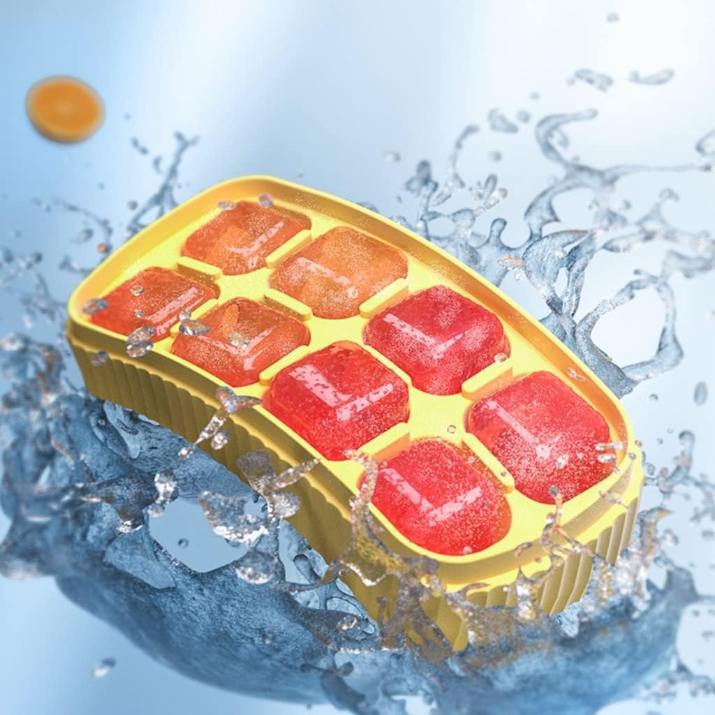 Large Silicone Ice Cube Tray - 8 Cavity -2
