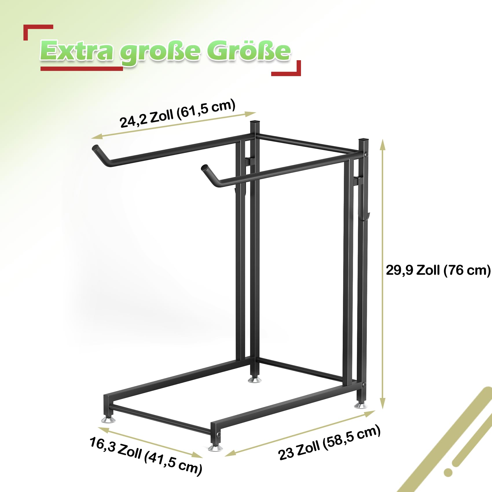 Gymnastikball-Halter – Medizinballständer für 85 cm Yoga-Ball, Yogamatte, Aufbewahrung, Garagenball-Organizer, Stabilitätsball-Ständer für Zuhause