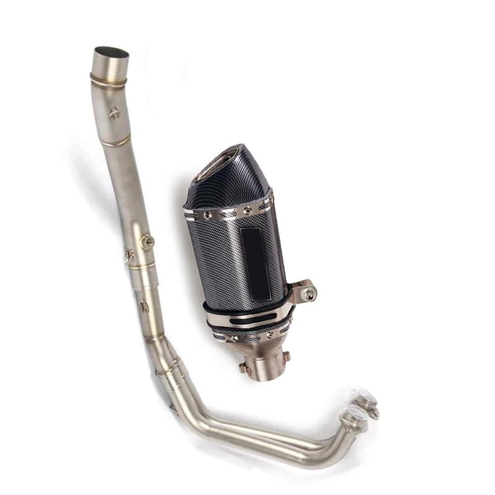 Échappement complet 51mm Yamaha R3 de finition supérieure avec raccord collecteur