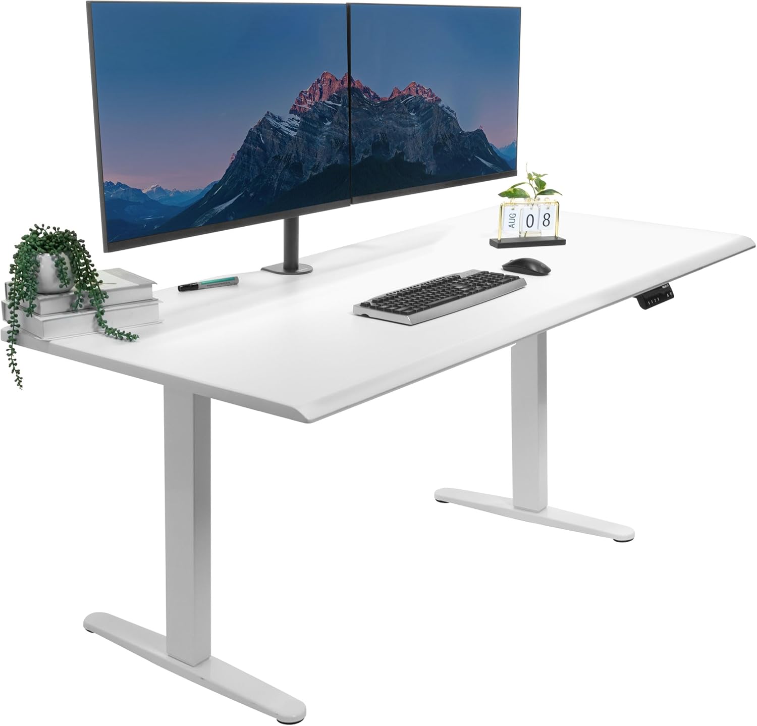 MW72 Elevate Desk Standing Desk 72 Inch with Memory Presets