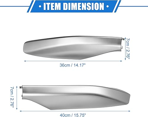 Miniatura 6 de VekAuto 4 piezas de portaequipajes laterales para techo de automóvil, tapa de carcasa compatible con Toyota Land Cruiser Prado J150 2010-2022,