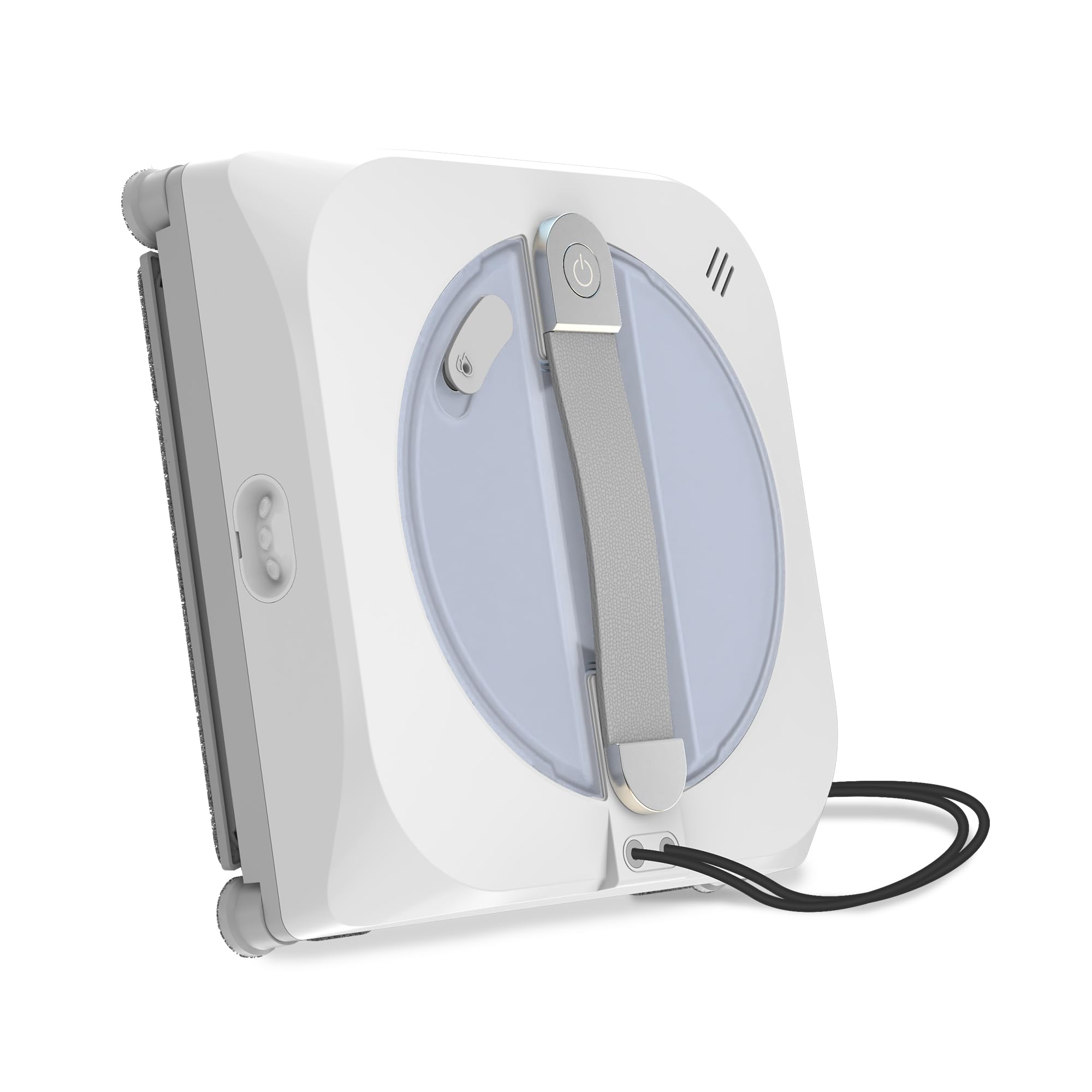 WISEBOT Robot Lavavetri AI, doppio sistema a triplo spruzzo, design quadrato per bordi, ripresa pulizia, controllo APP e telecomando, ideale per vetri alti e senza cornice