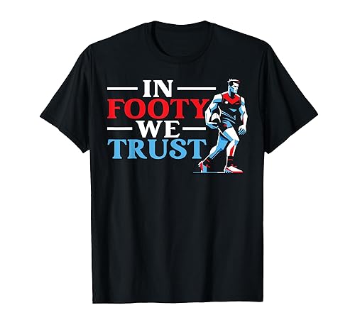 Australian Football Footy Aussie Rules Ball Sport T-Shirt