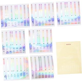 VICASKY 1set Piano Stickers Kids Musical Instruments Sticker Sheets for Kids Colored Labels Keytar for Kids Colorful Keyboard Piano Beginners Stickers Electronic Keyboard Decal Piano Decal