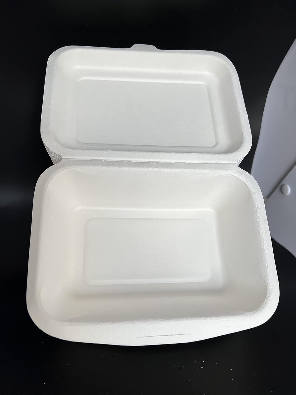 Sterling bargains Bagasse Clamshell Takeaway Burger Box 6 Inches